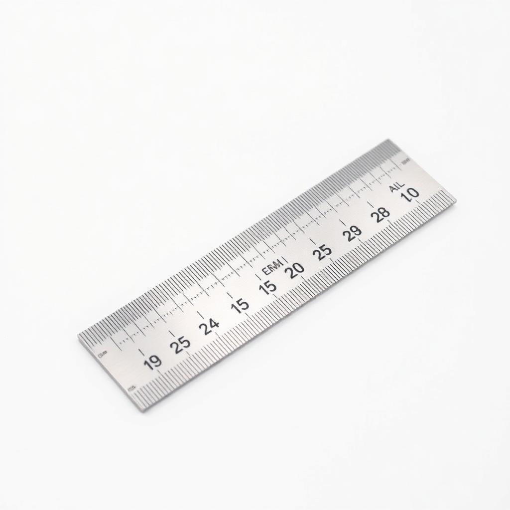 Metal Ruler, 6 inch / 15 cm