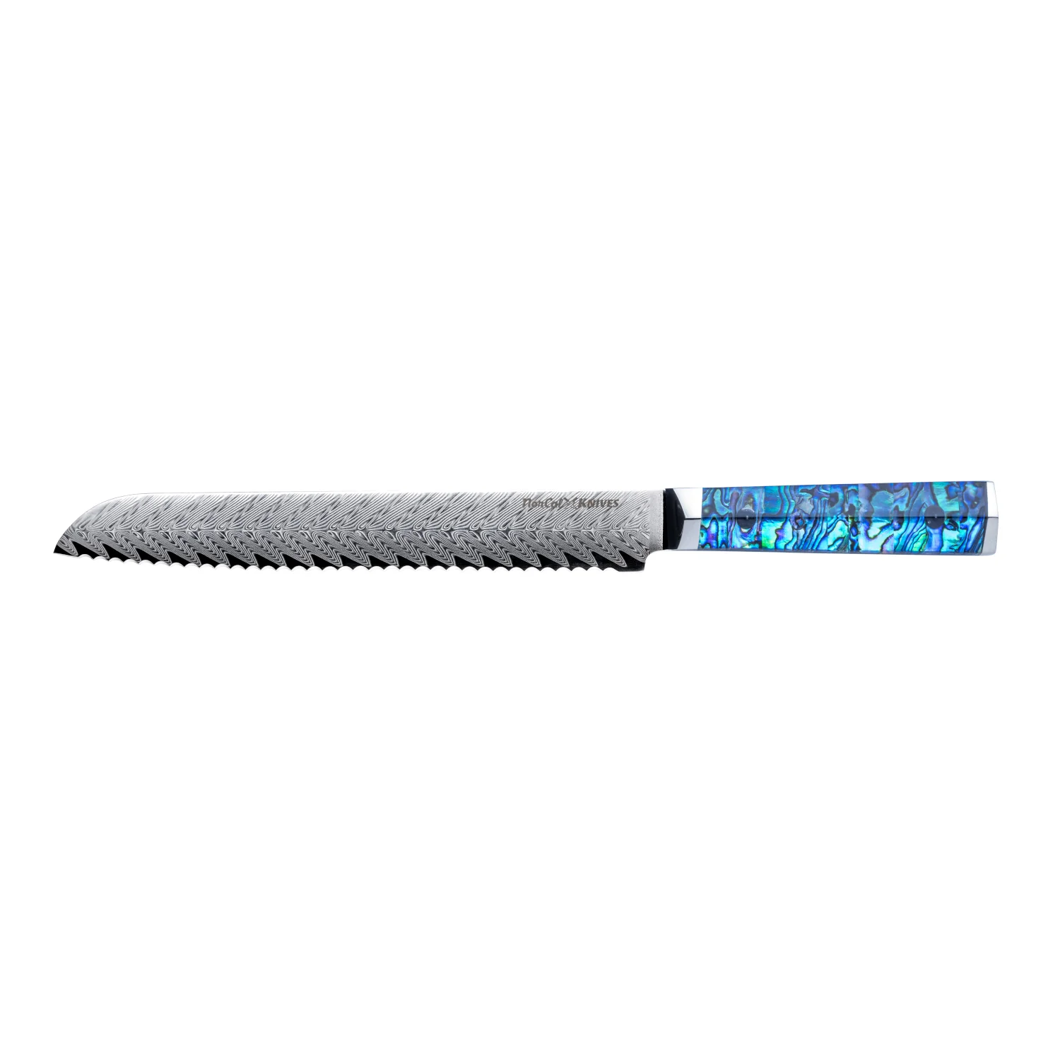 NorCal Knives — Abalone Handle 9" Bread Knife