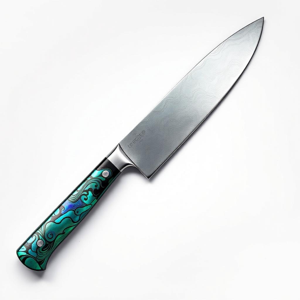 NorCal Knives — Abalone Handle 9" Slicing Knife